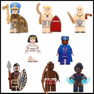 Minifiguras de Egípcios e Núbios