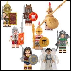 Minifiguras de Gregos e Romanos
